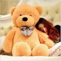 42" light brown teddy